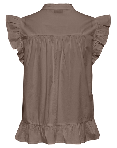 Only - OnlAdda V-neck Top - Brown Lentil